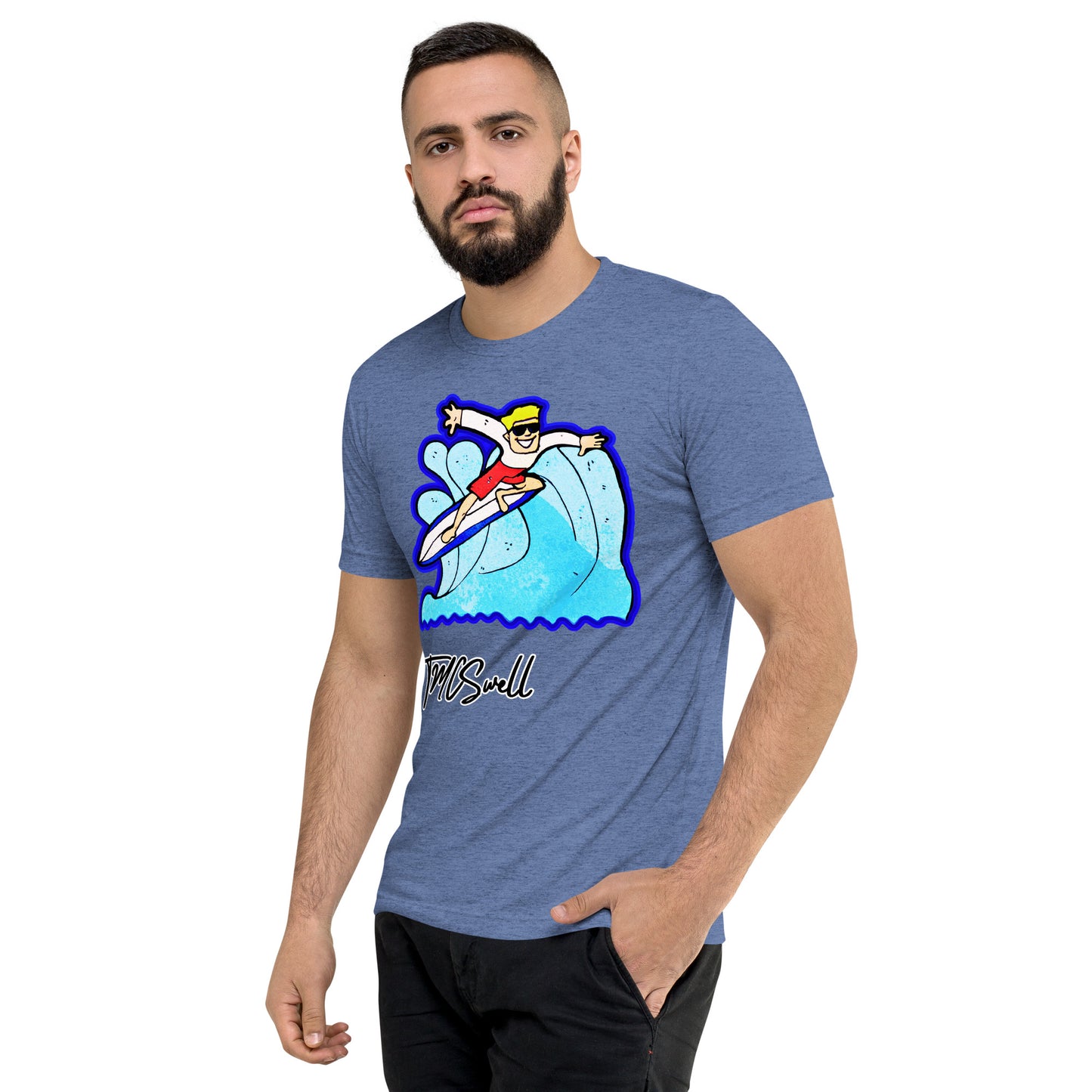 Classsic Surfer Dude Tri-Blend T