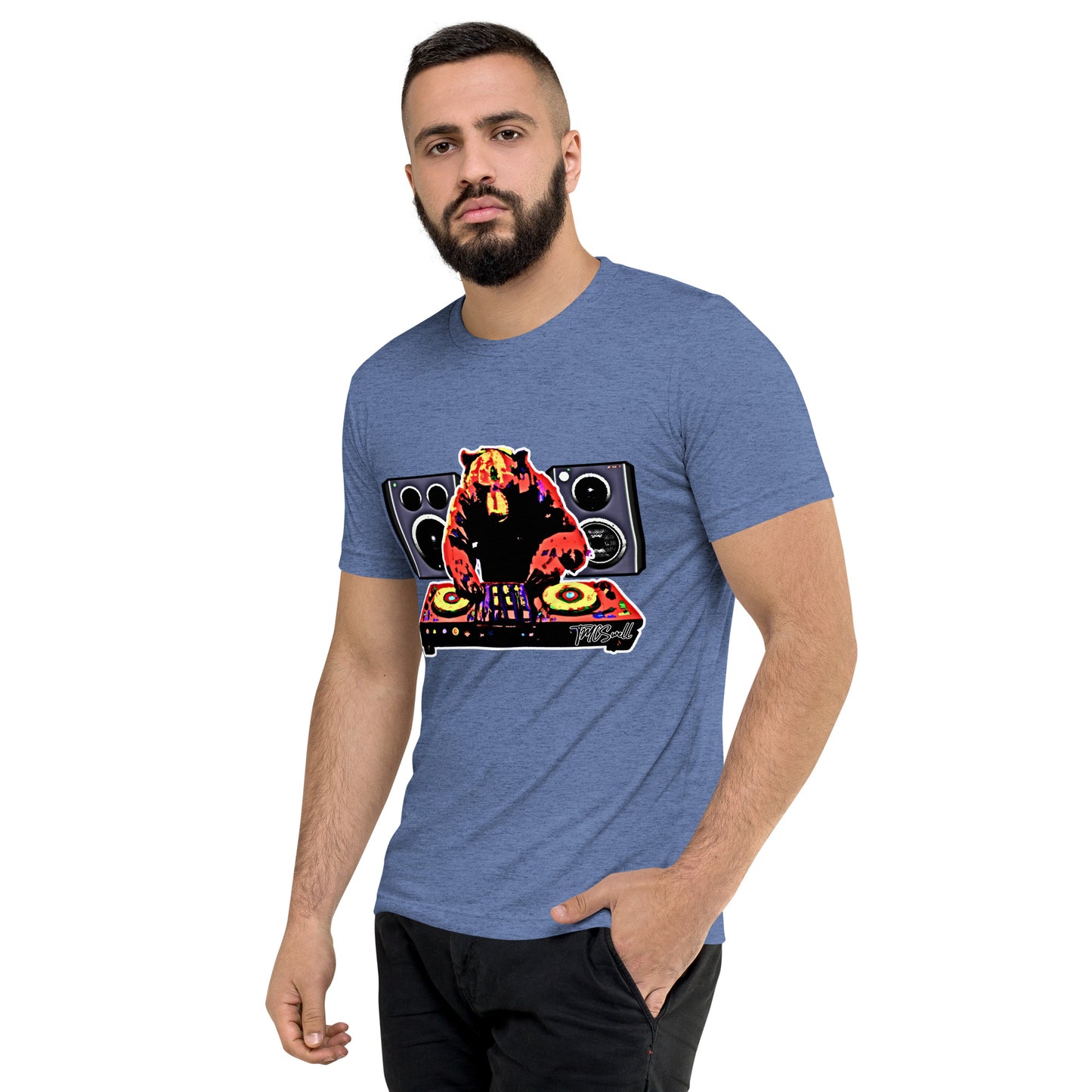 DJ Bear Tri-Blend T