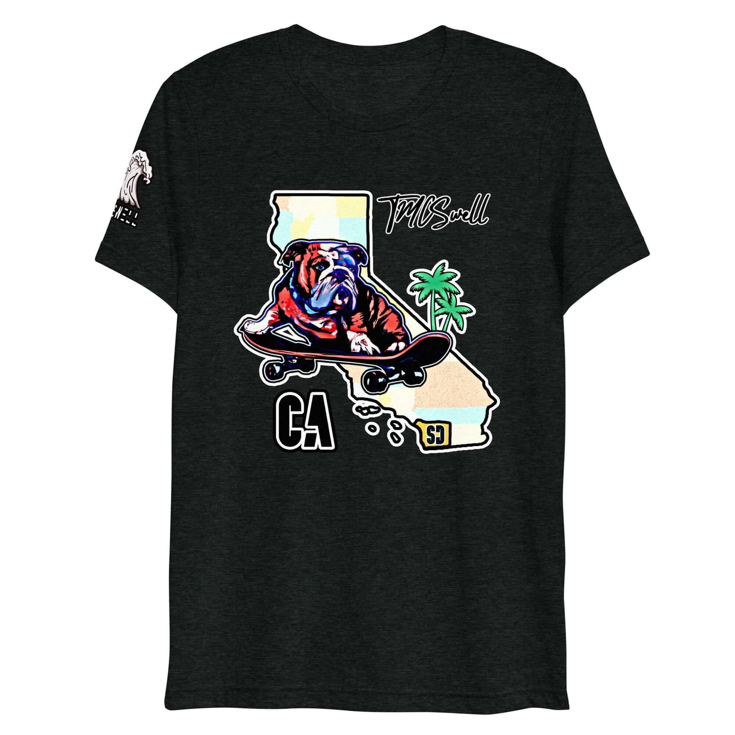 Bulldog Skater Tri-Blend T