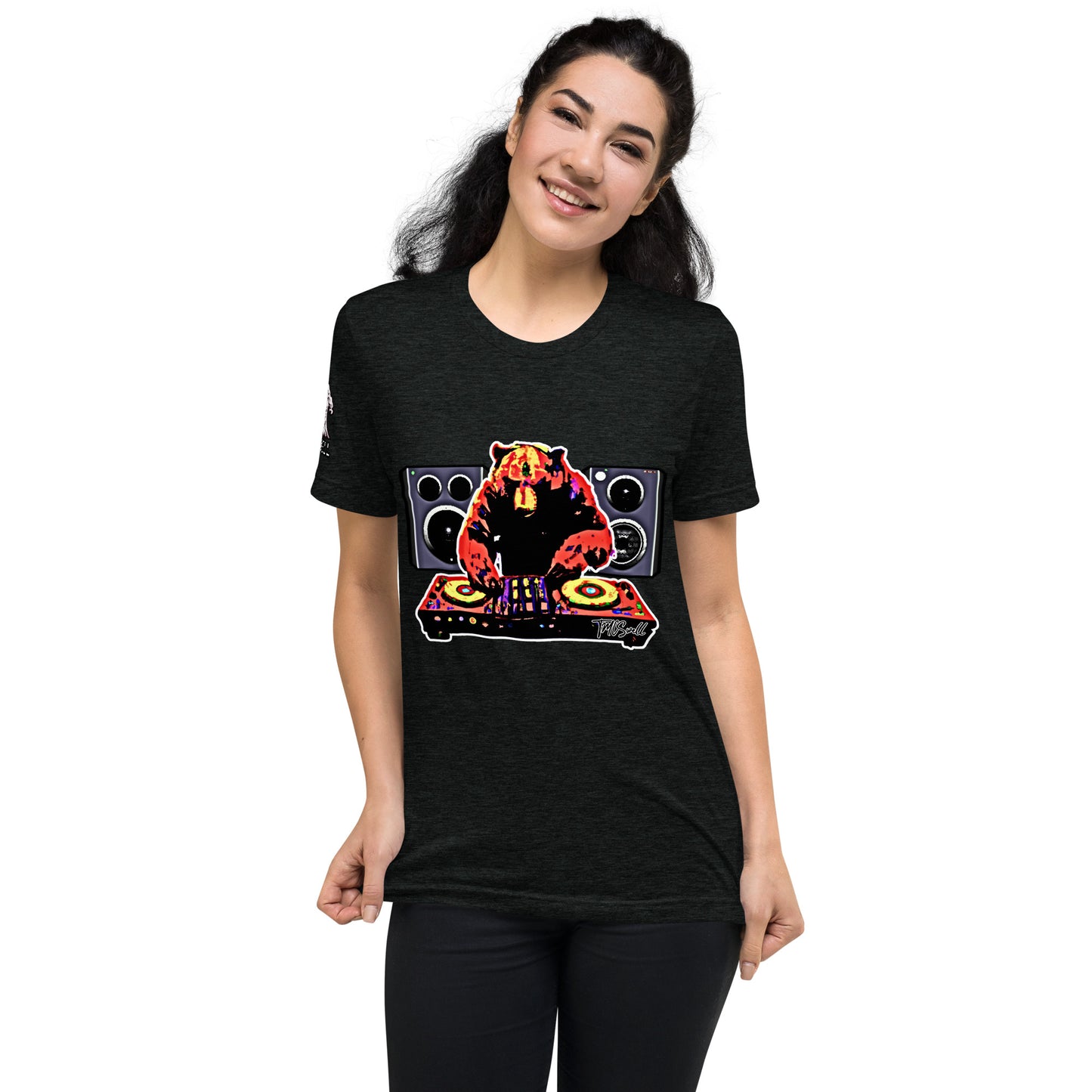 DJ Bear Tri-Blend T