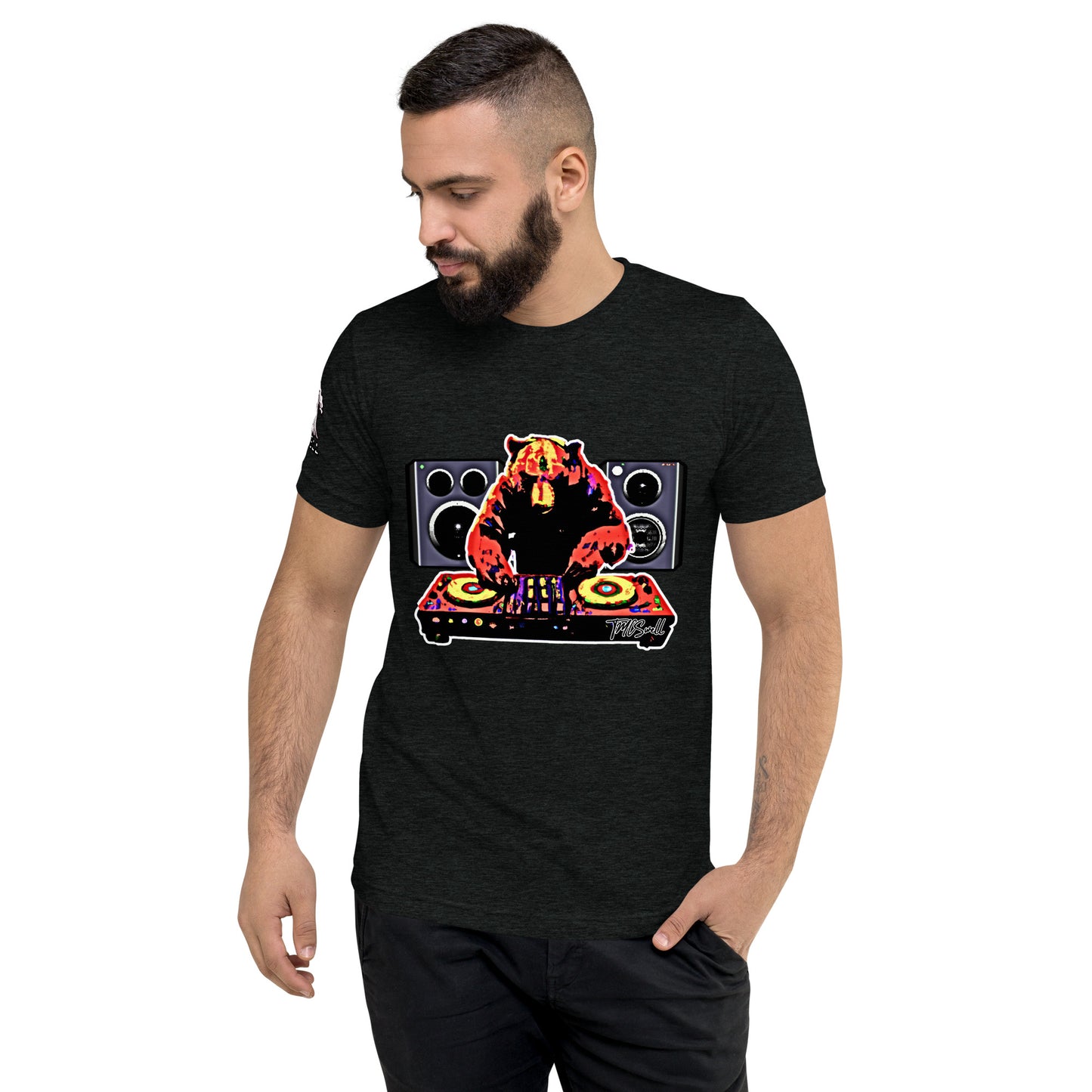 DJ Bear Tri-Blend T