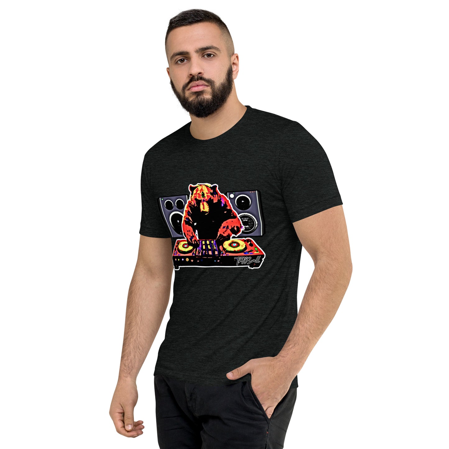 DJ Bear Tri-Blend T