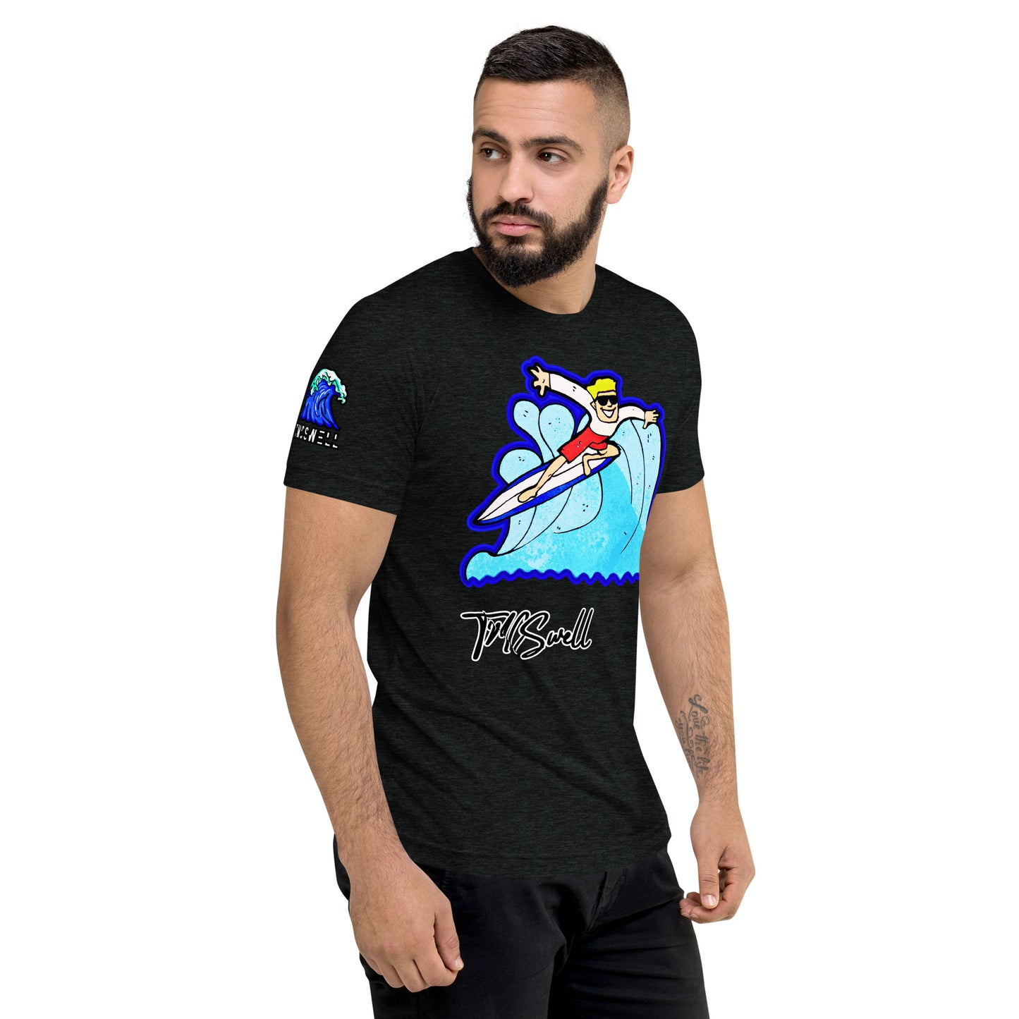 Classsic Surfer Dude Tri-Blend T