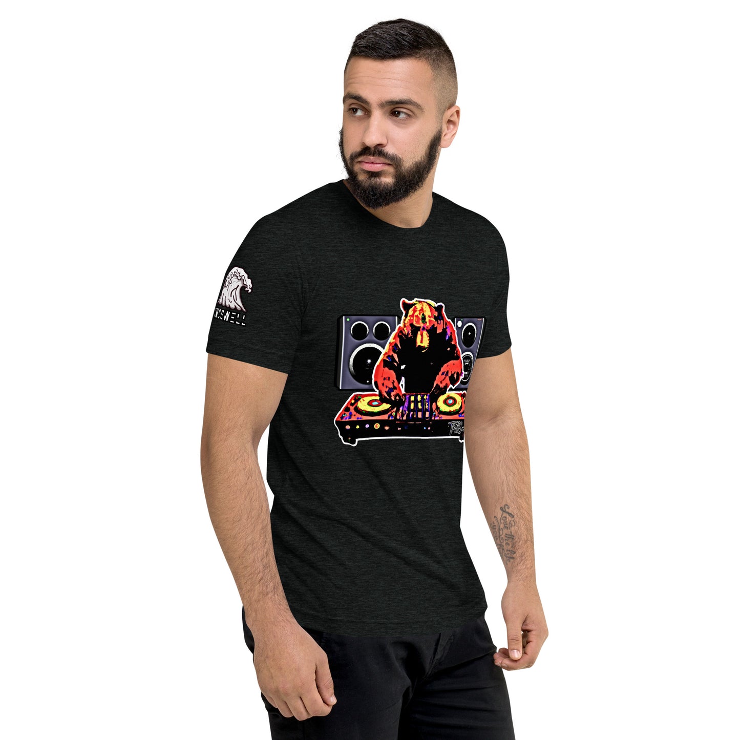 DJ Bear Tri-Blend T