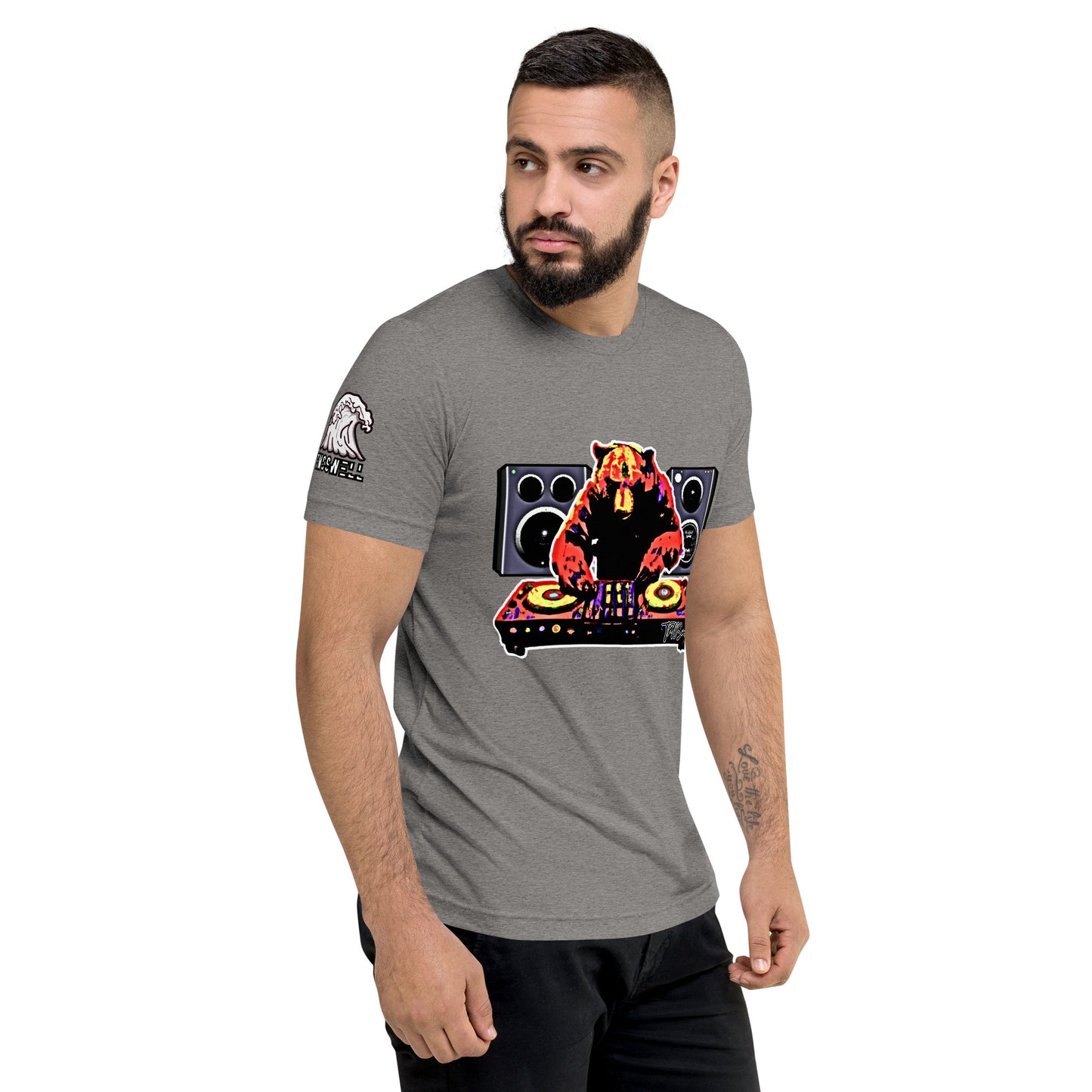 DJ Bear Tri-Blend T