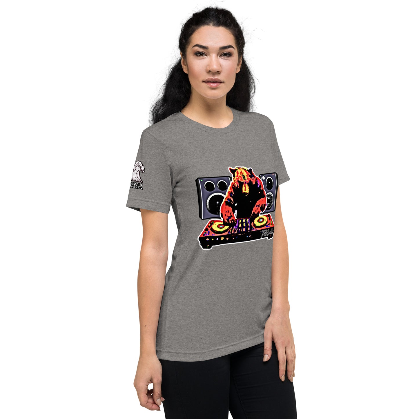 DJ Bear Tri-Blend T