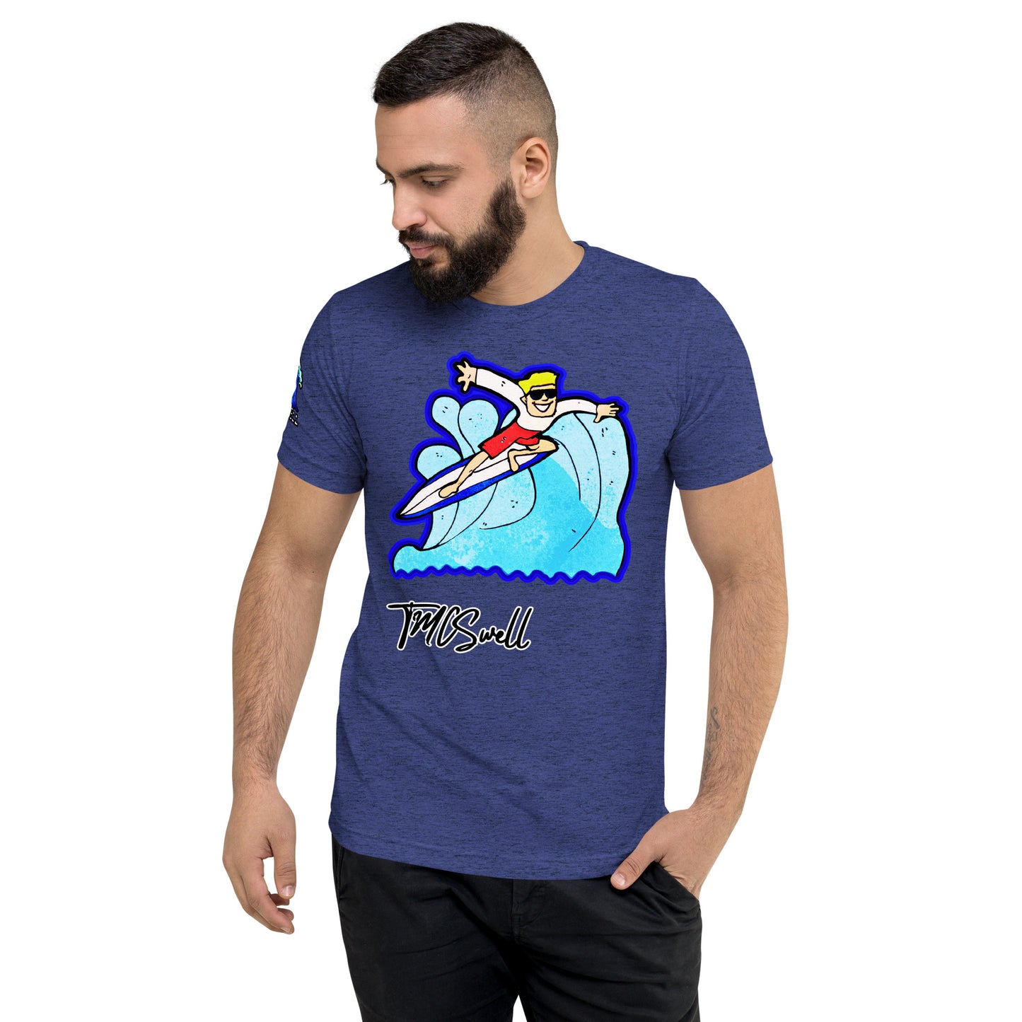 Classsic Surfer Dude Tri-Blend T