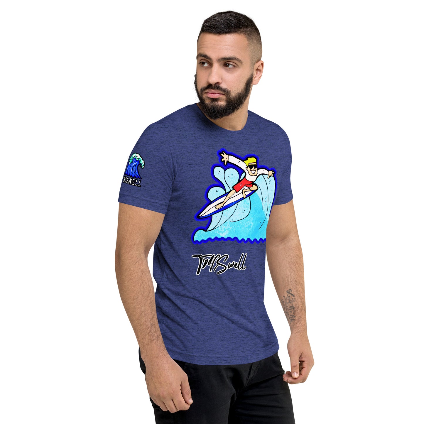 Classsic Surfer Dude Tri-Blend T