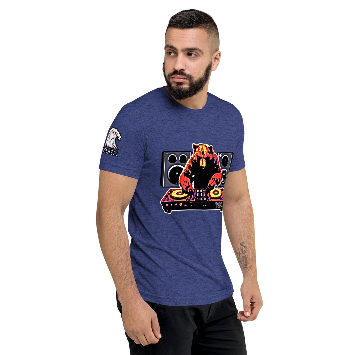 DJ Bear Tri-Blend T