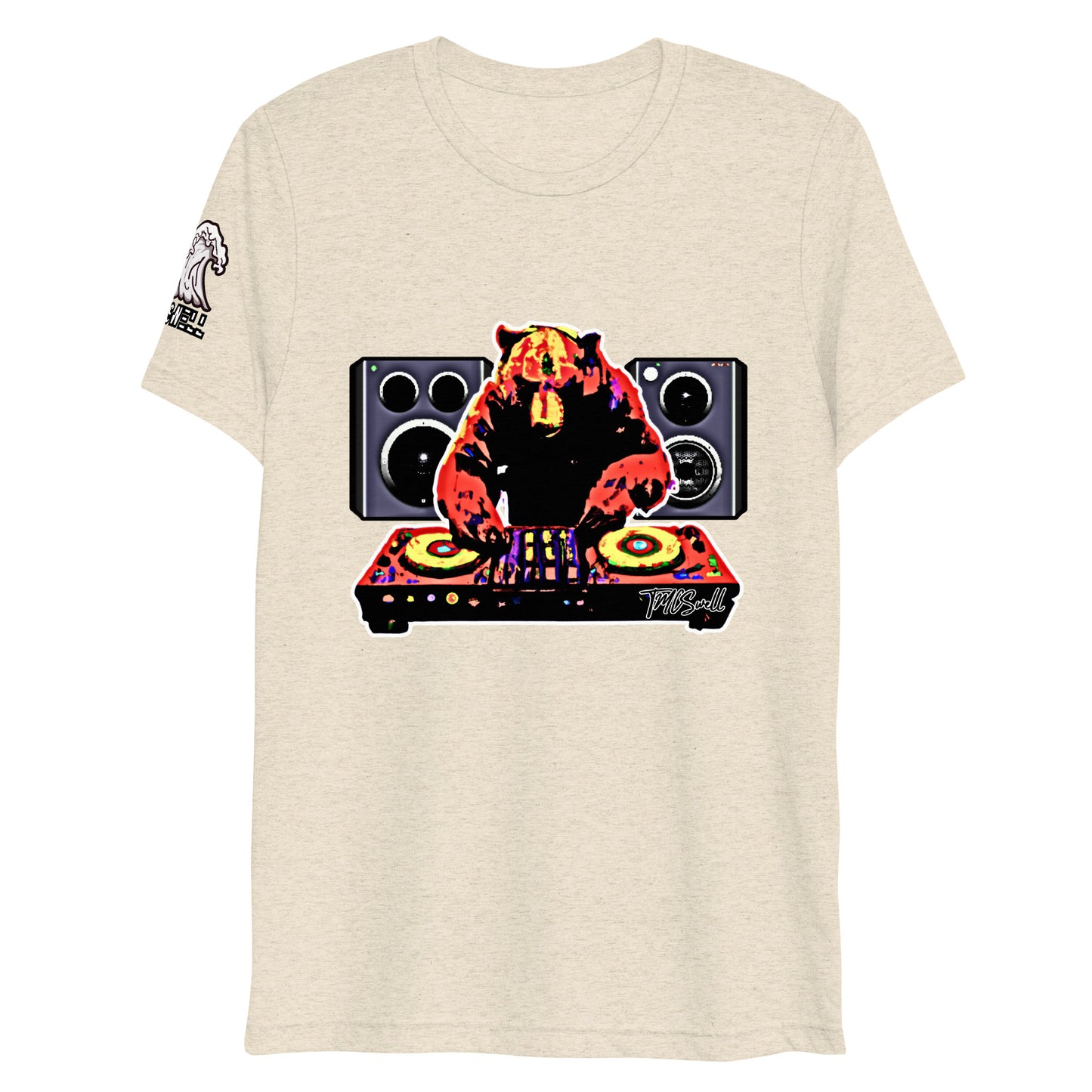 DJ Bear Tri-Blend T