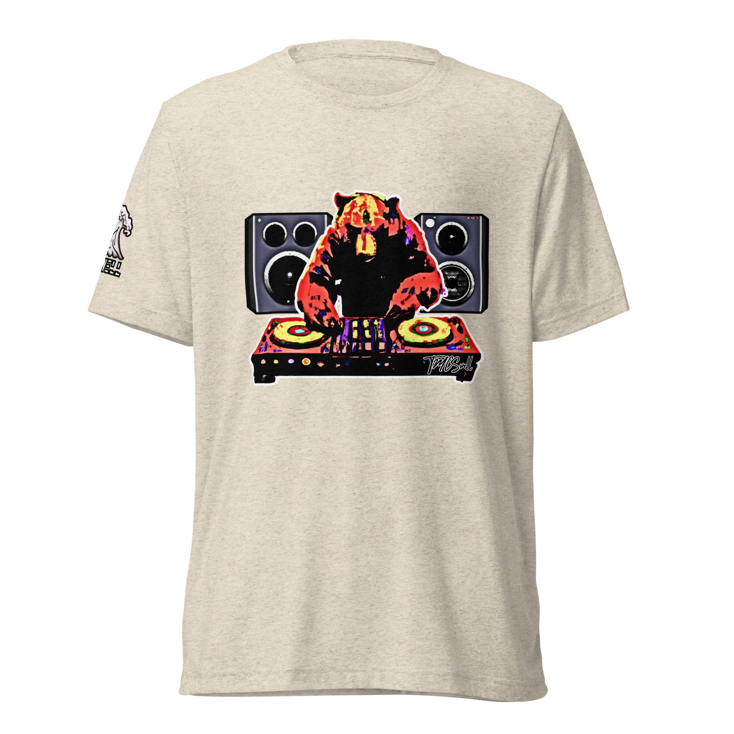 DJ Bear Tri-Blend T