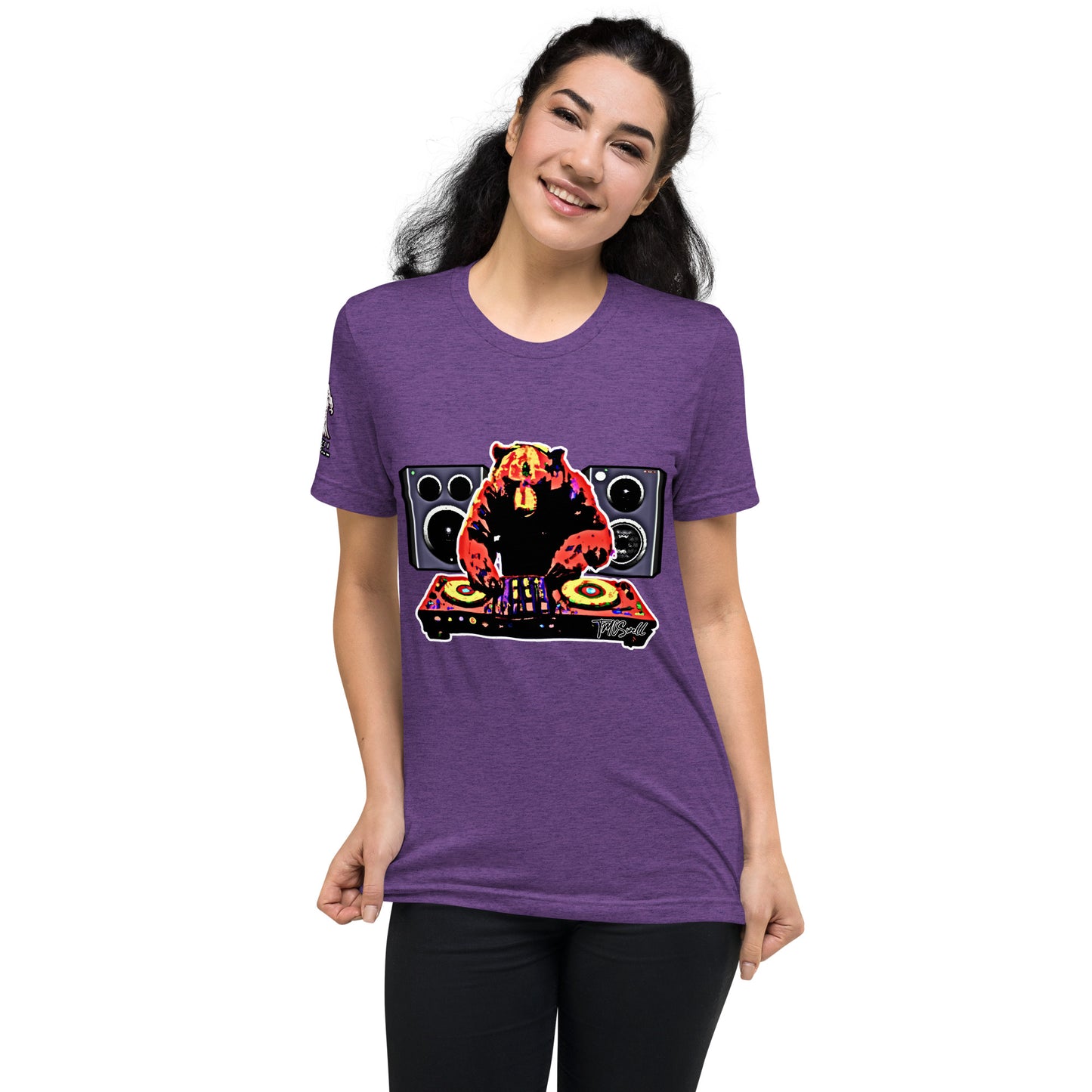 DJ Bear Tri-Blend T