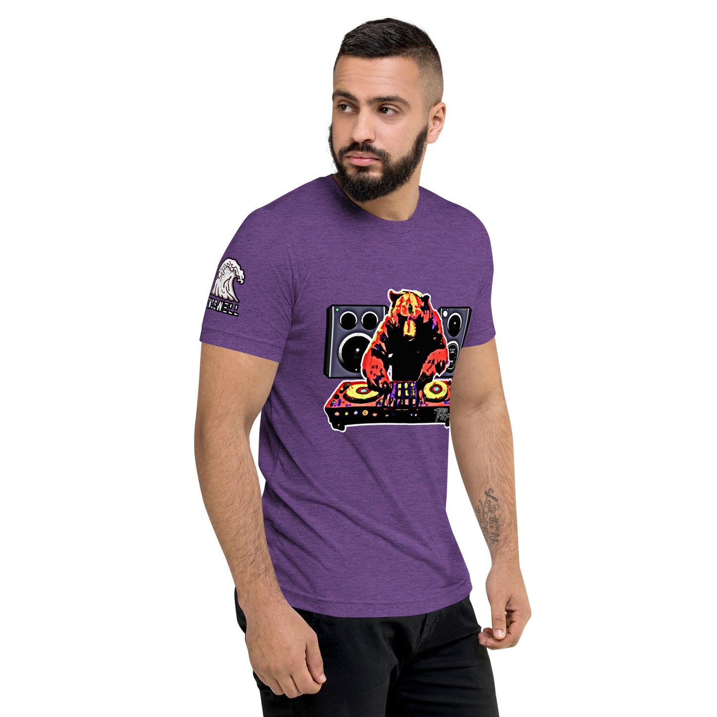 DJ Bear Tri-Blend T