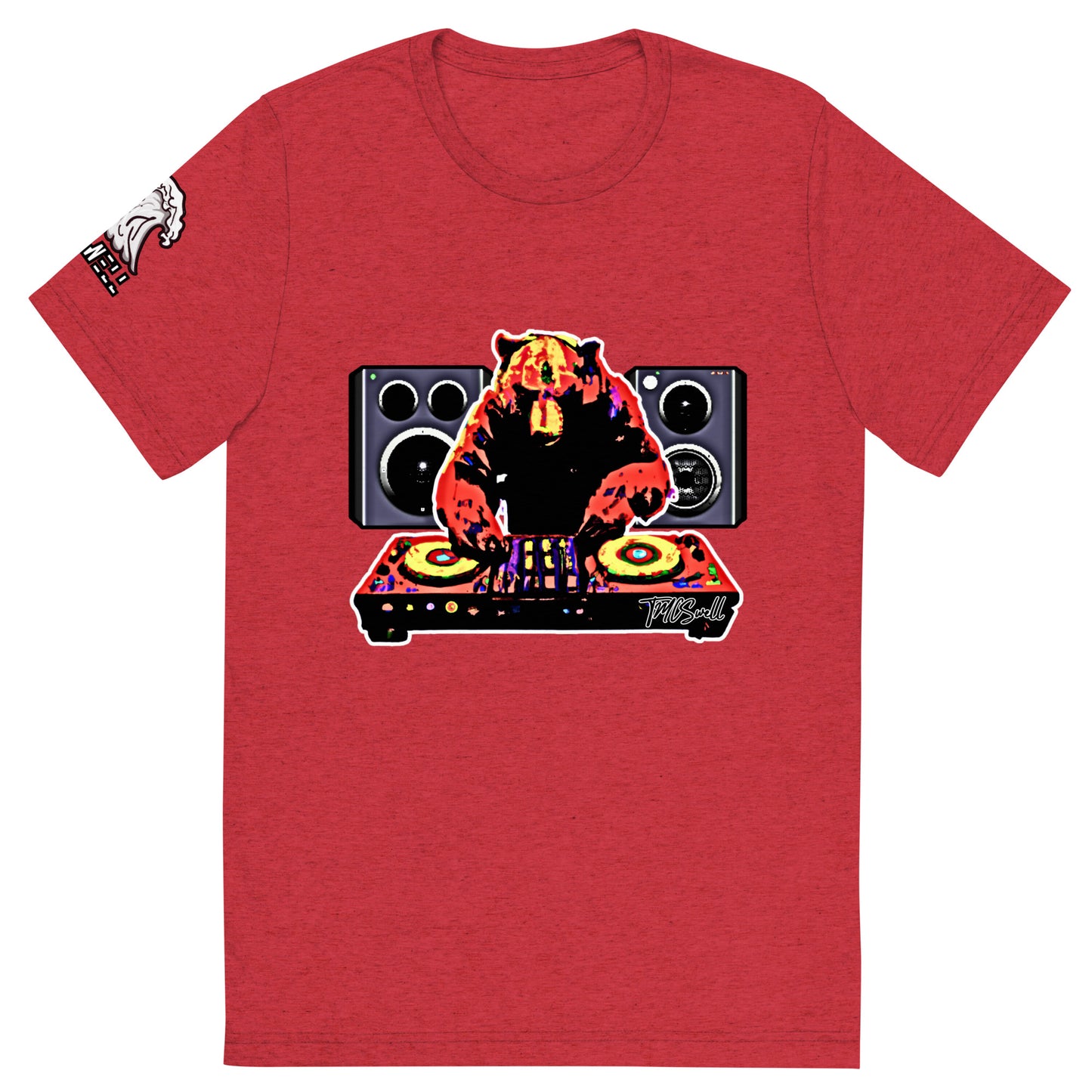 DJ Bear Tri-Blend T