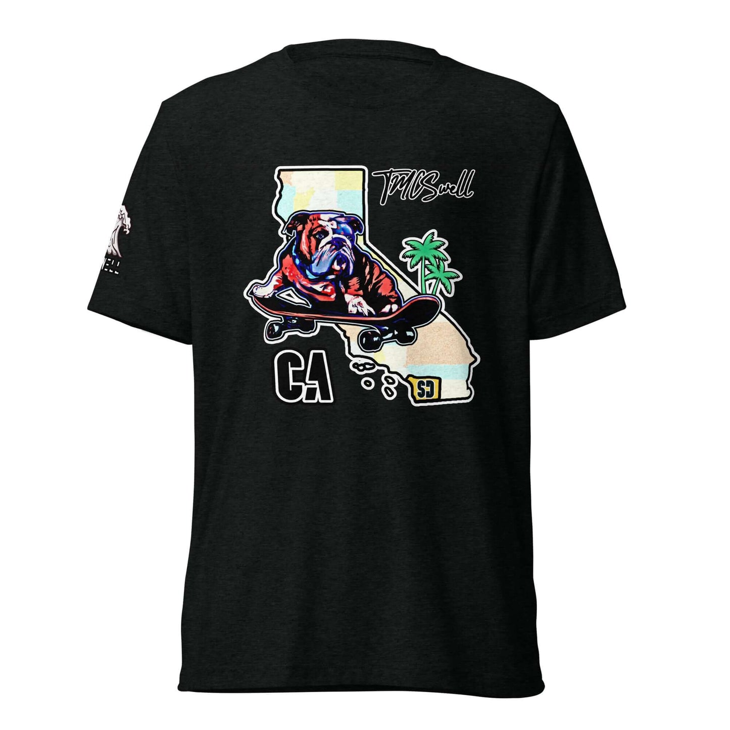 Bulldog Skater Tri-Blend T