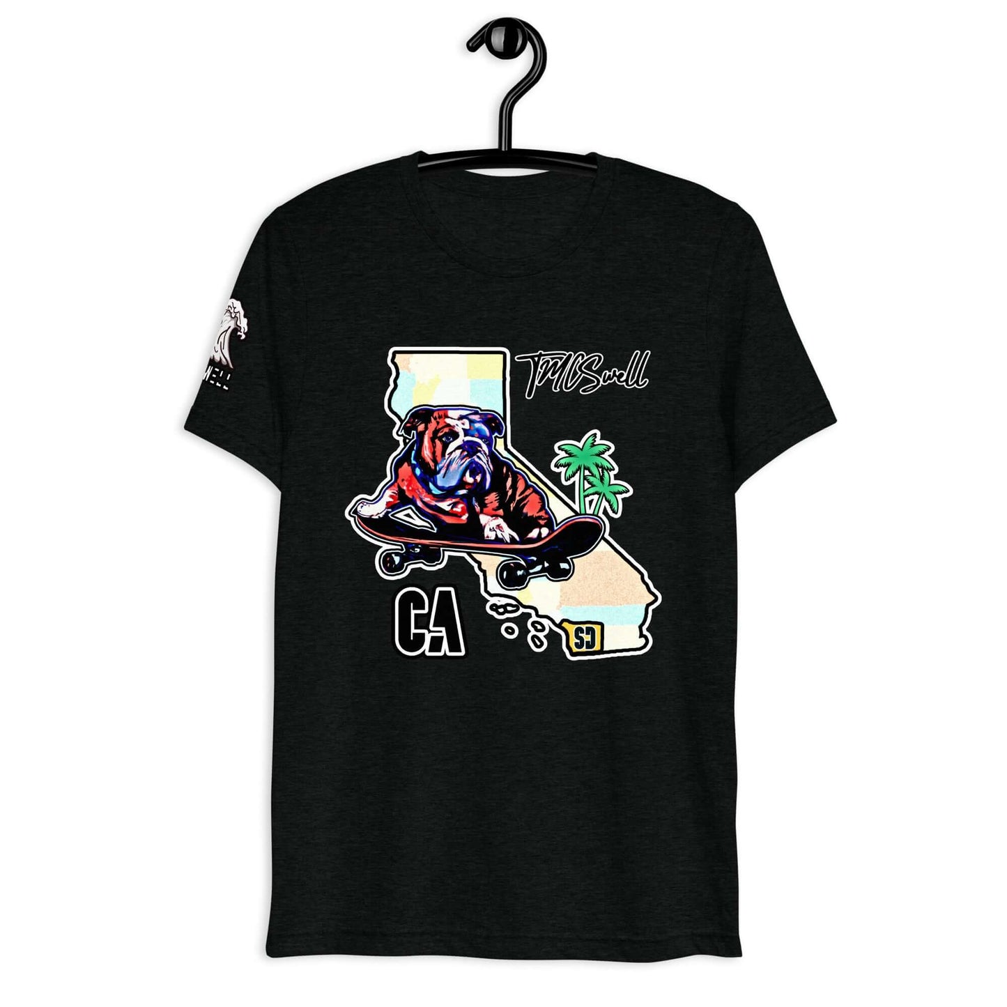 Bulldog Skater Tri-Blend T