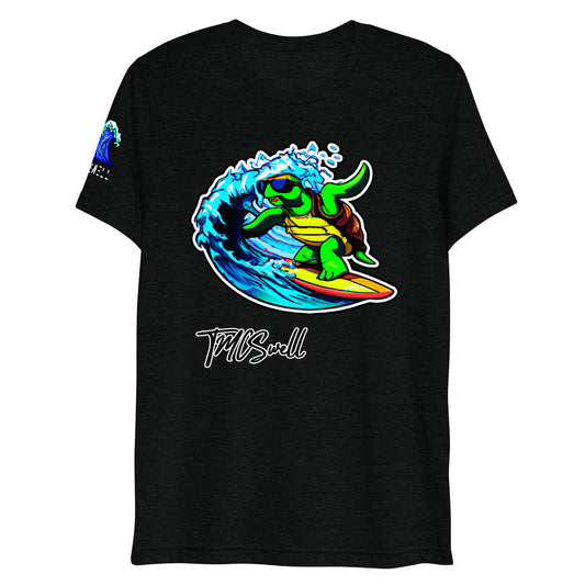 Surfin Turtle Dude Tri-Blend T