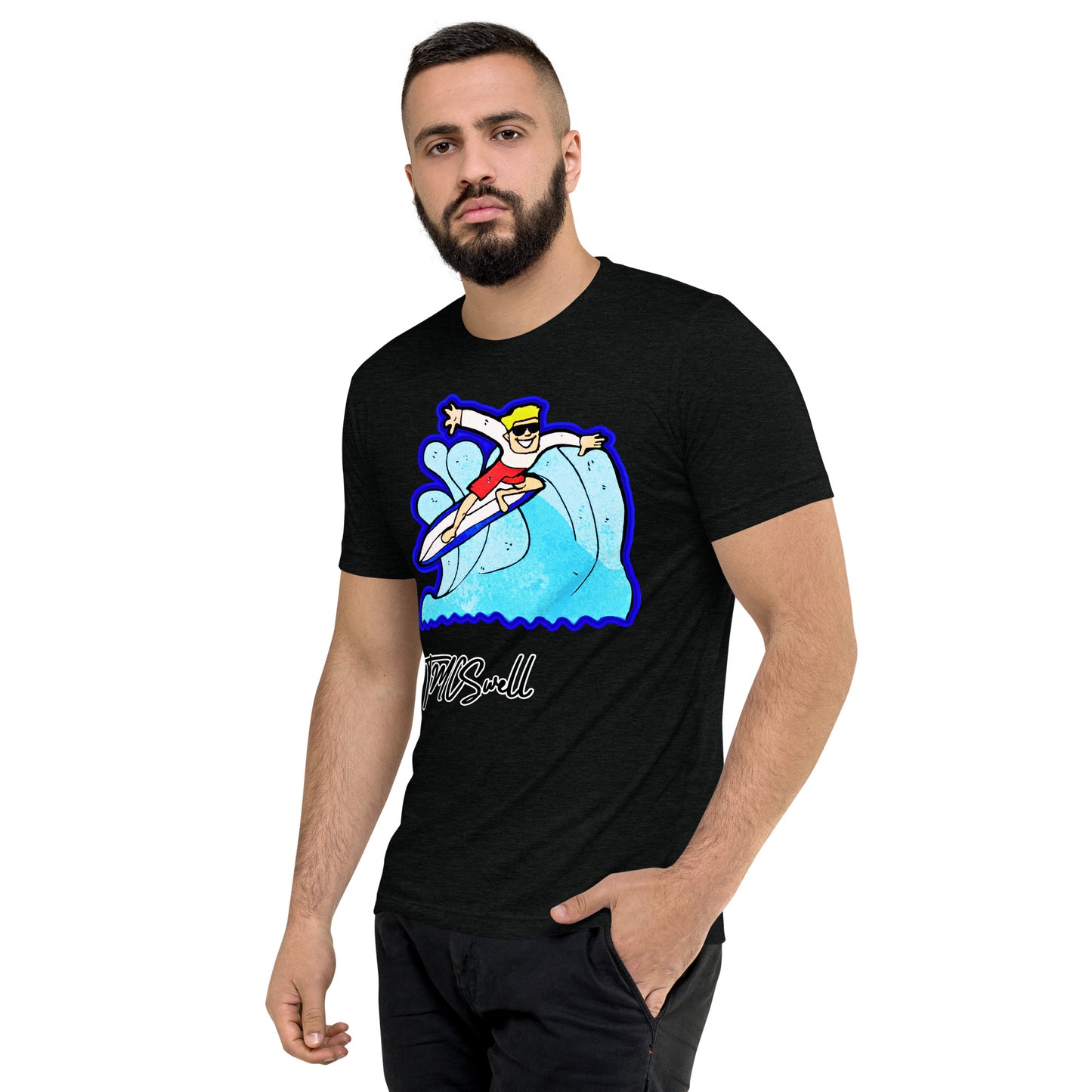 Classsic Surfer Dude Tri-Blend T