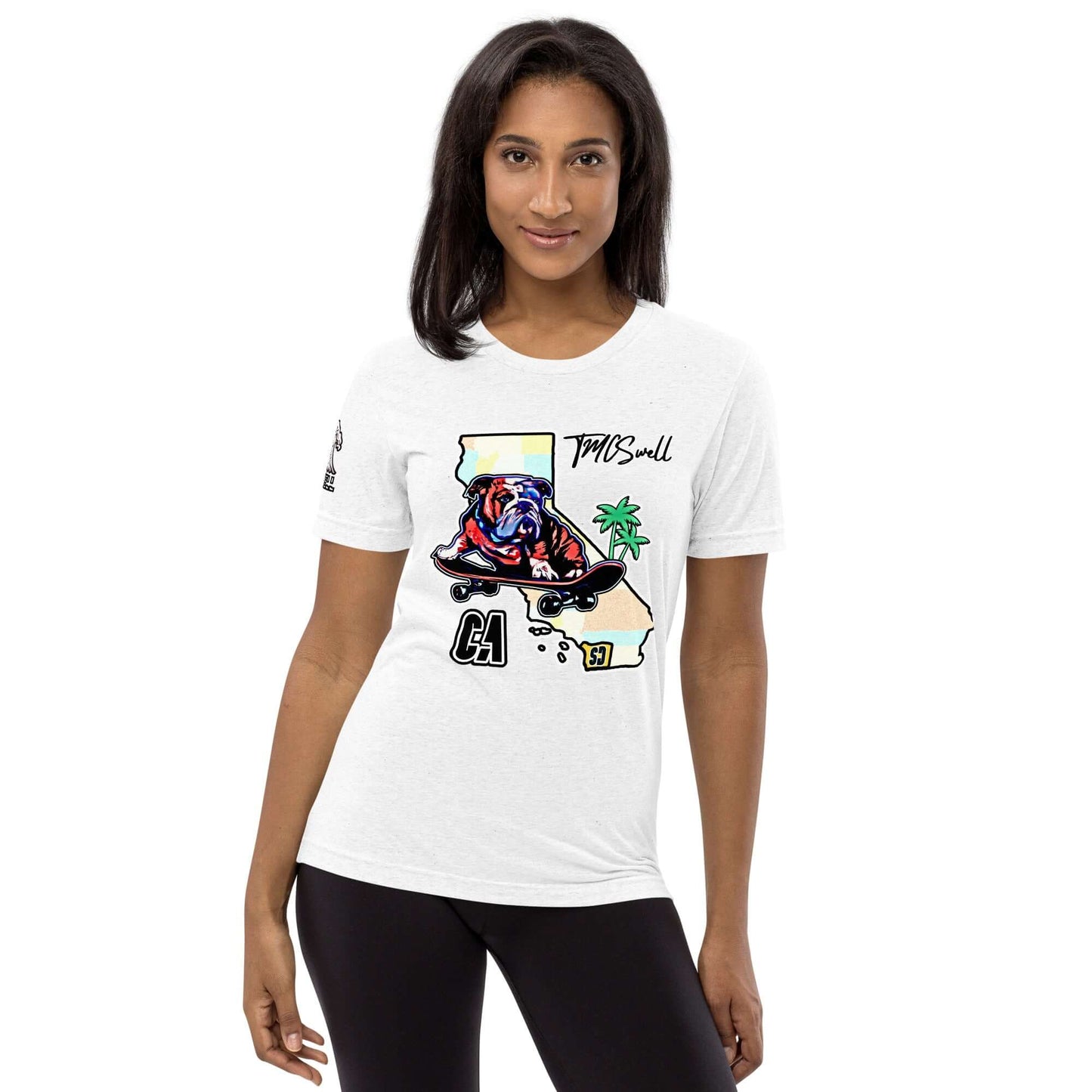 Bulldog Skater Tri-Blend T