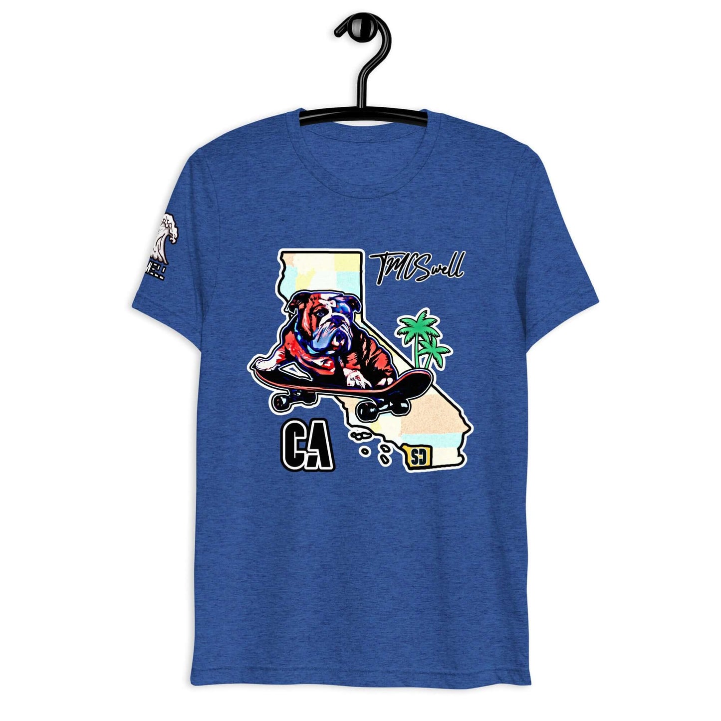 Bulldog Skater Tri-Blend T