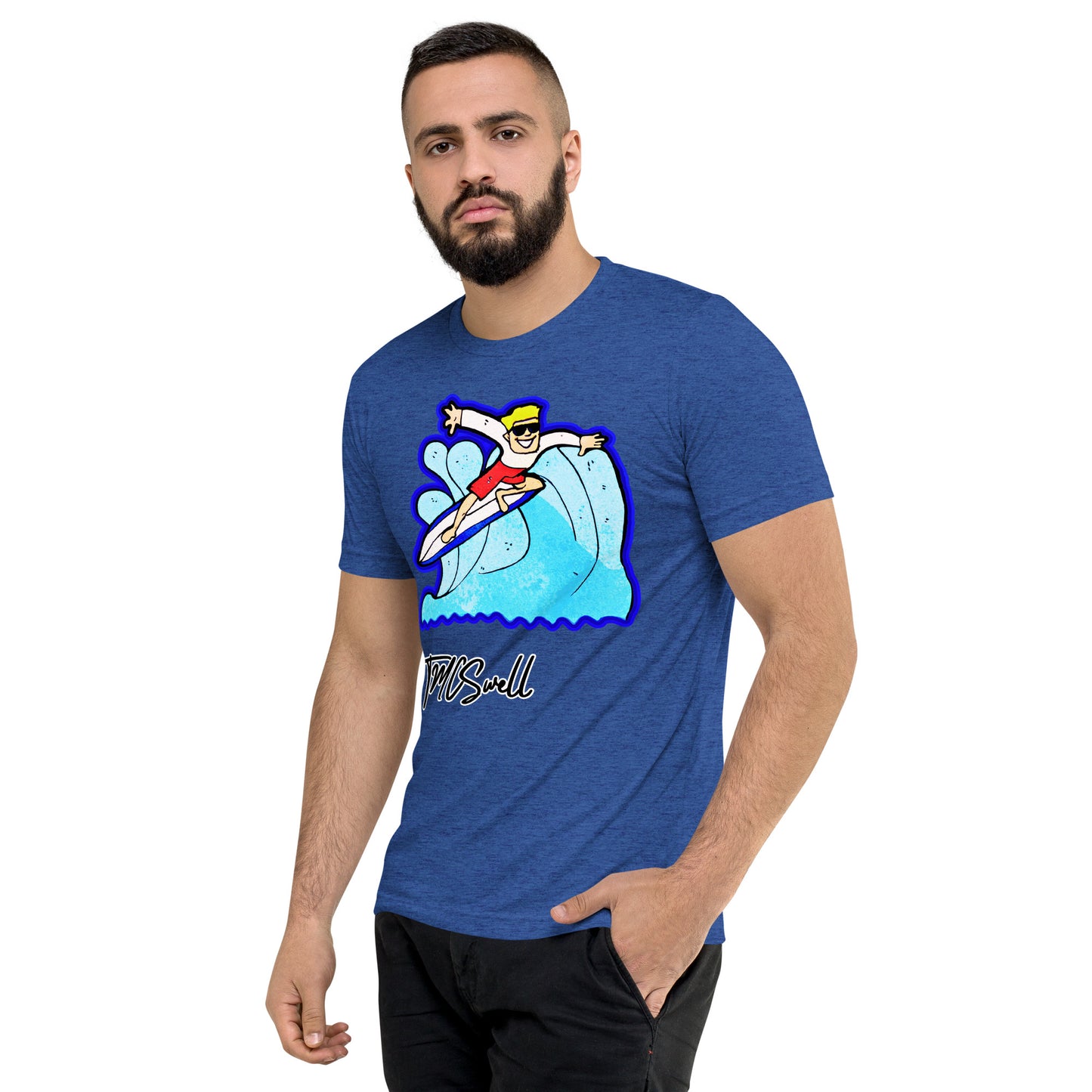 Classsic Surfer Dude Tri-Blend T