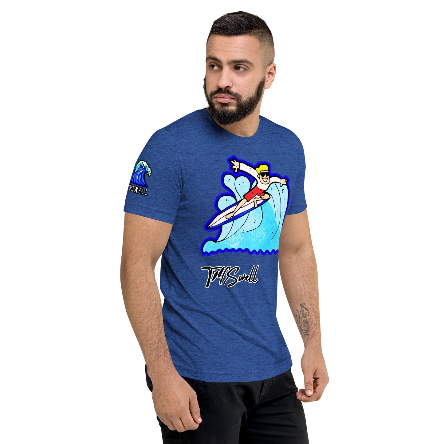 Classsic Surfer Dude Tri-Blend T