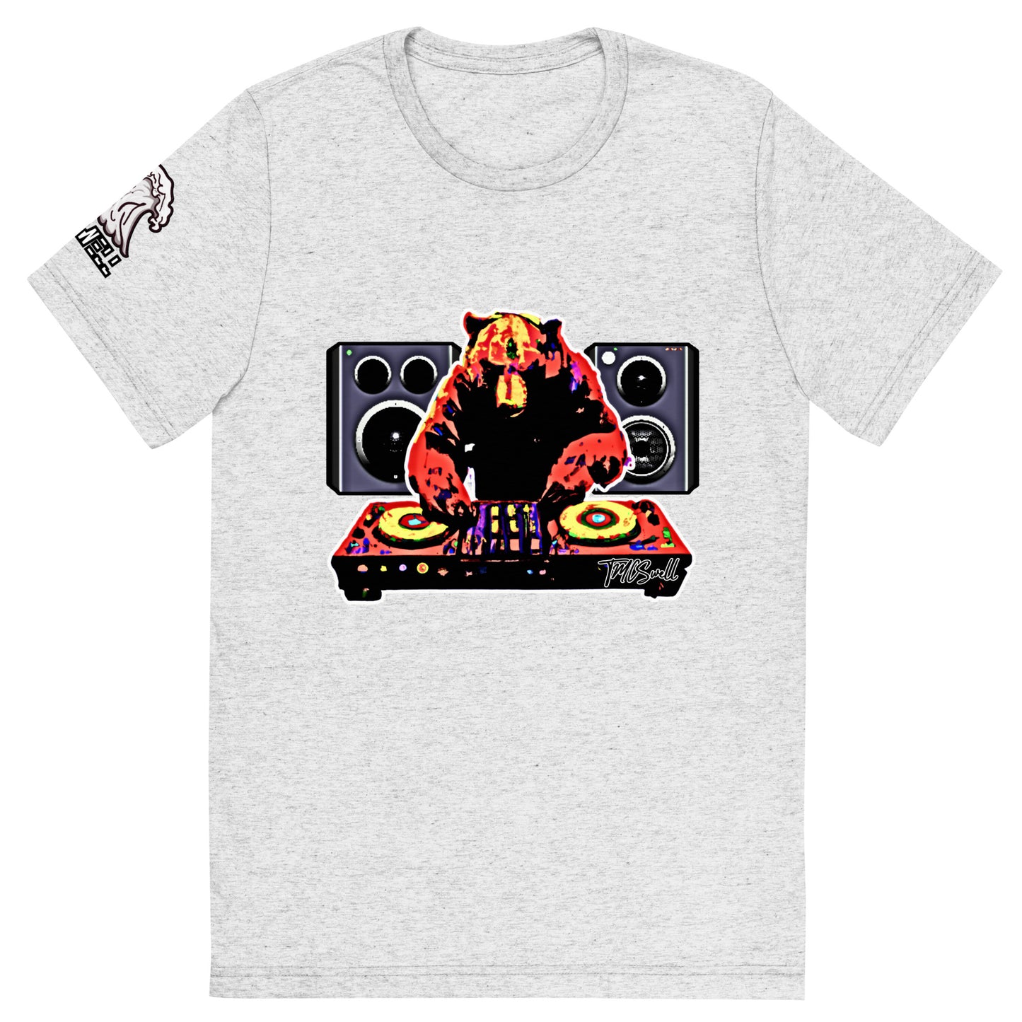 DJ Bear Tri-Blend T