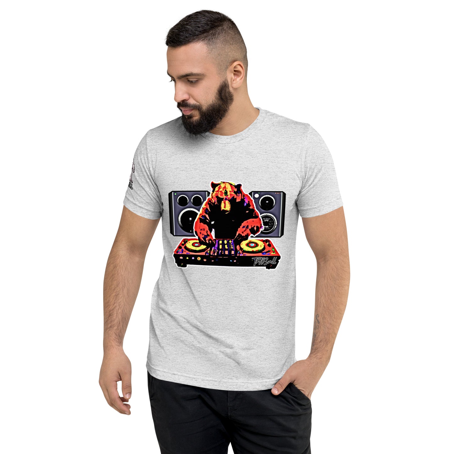 DJ Bear Tri-Blend T