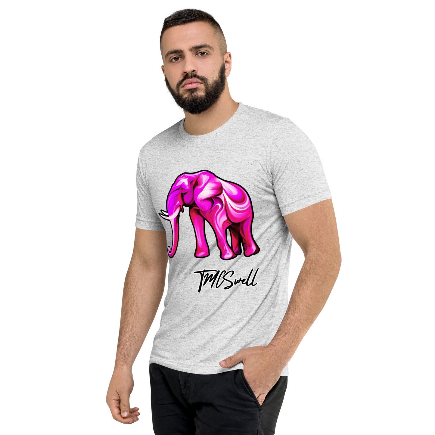 Power Elephant Tri Blend T